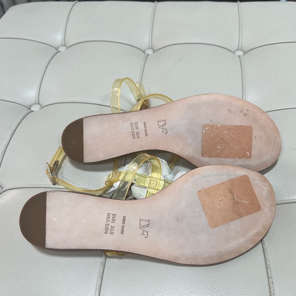 White Flower Diane von Furstenberg Sandals - Picture 3 of 3